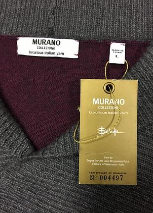Пуловер чоловічий вовняний murano, l 6