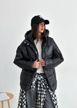 Зимняя куртка с наполнителем силикон