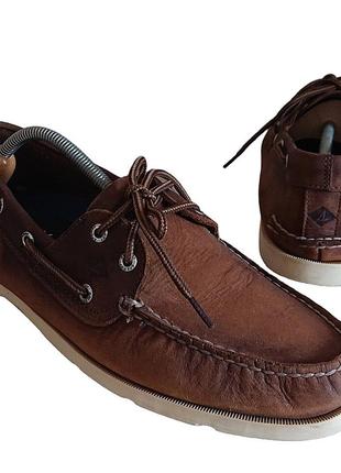 Мужские кожаные топсайдеры sperry top sider1 фото