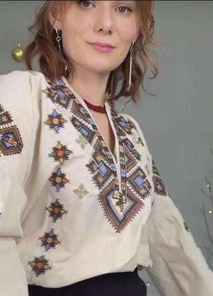 Женская вышиванка натуральная