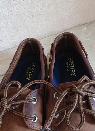 Мужские кожаные топсайдеры sperry top sider6 фото