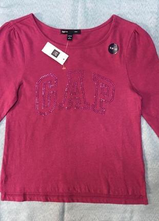 Футболкі 3/4 рукав gap, s(6/7), m(8)