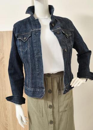 Женская джинсовая куртка ♥️ класична, синя1 фото