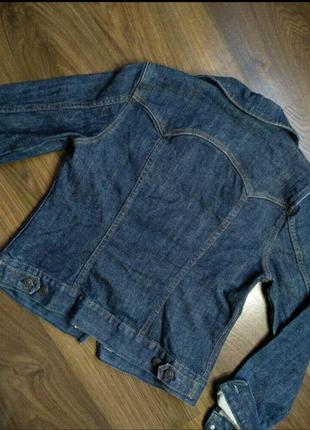 Женская джинсовая куртка ♥️ класична, синя8 фото