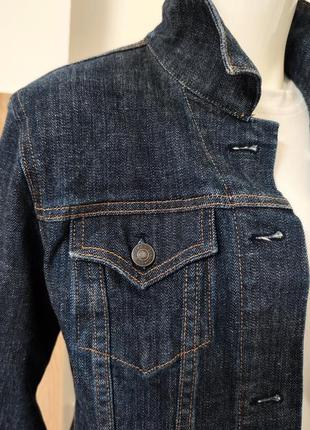 Женская джинсовая куртка ♥️ класична, синя2 фото
