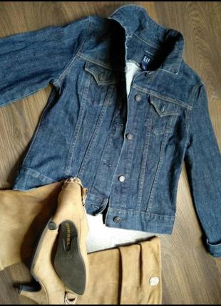 Женская джинсовая куртка ♥️ класична, синя9 фото