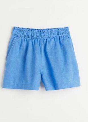 Шорти льон лляні zara h&m