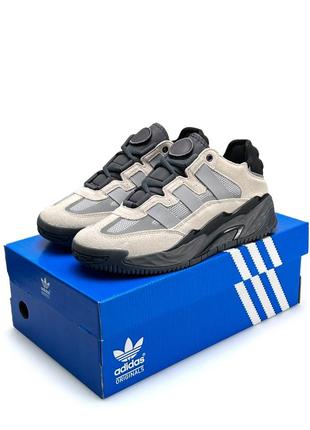 Мужские кроссовки adidas originals niteball m gray dark