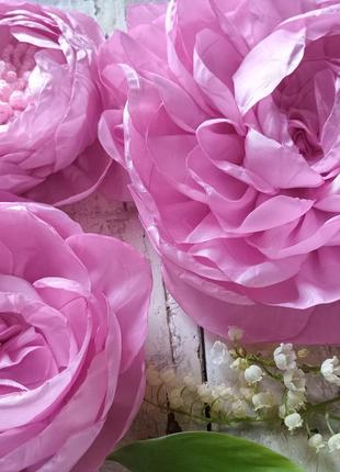 Брошь цветок розовая7 фото