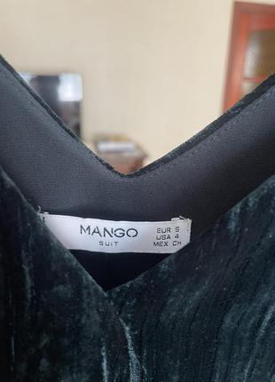 Сукня смарагдова велюр