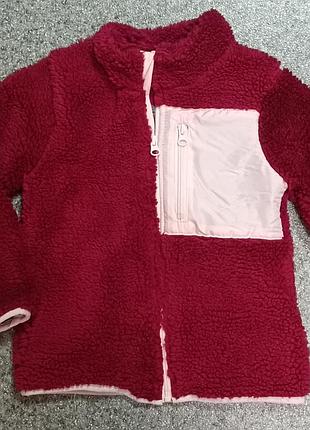 Флисовая кофта, куртка тедди