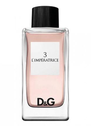 Dolce&amp;gabbana 3 l'imperatrice туалетная вода женская 100 ml1 фото