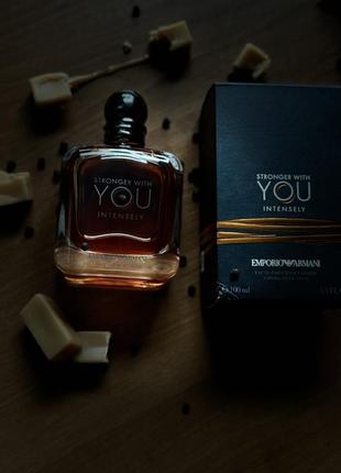 Оригінальний парфум | armani | stronger with you intensely | розпив