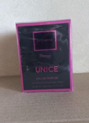 Жіноча парфумована вода unice brilliante, 50 мл