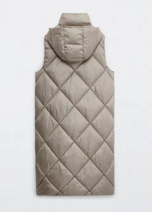 Стильные стеганая жилетка миди massimo dutti 🔥🔥🔥