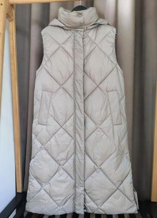 Стильные стеганая жилетка миди massimo dutti 🔥🔥🔥