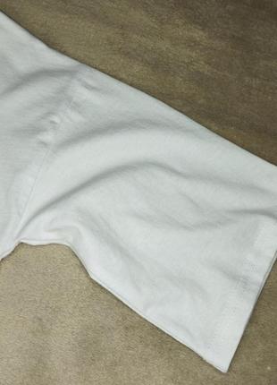 Женская белая удлиненная коттоновая футболка оверсайз s-l4 фото