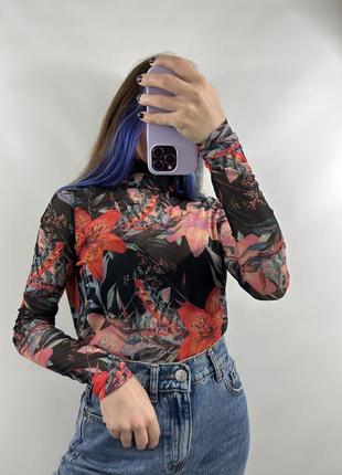 Новая женская с узором сетка кофта pieces