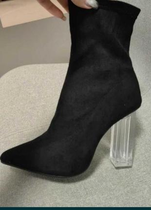 Ботинки на каблуке осень -весна