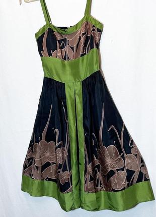 Hype, платье-сарафан из шелка.4 фото