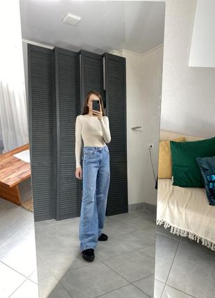 Джинси zara. trf wide leg 32,34,36,38