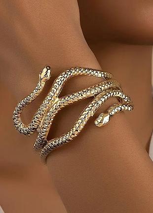 Браслет оберіг змія, прикраса на руку