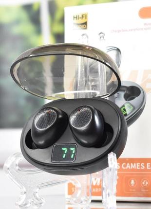 Бездротові вакуумні навушники k20 з bluetooth 5.0 з активним шумозаглушенням black