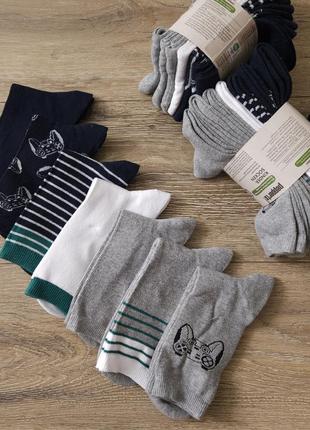 Размер 39-42, набор 7 пар, качественные носки для мальчика