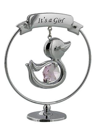 Crystalcraft декоративна качечка з кристалом сваровски swarovski