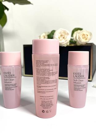Тоник estee lauder soft clean infusion hydrating essence lotion amino acid. оригинал...