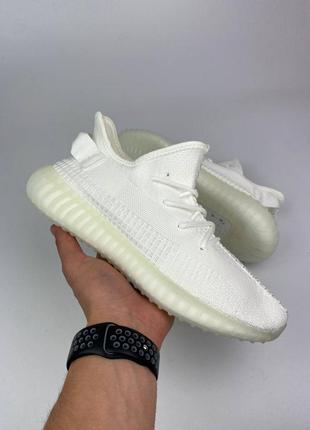Мужские кроссовки adidas yeezy turf 350 white
