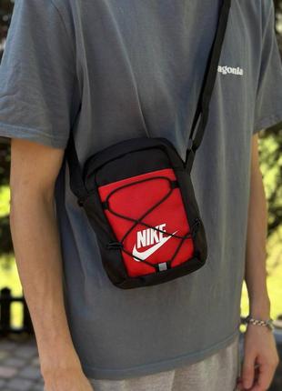 Мессенджер nike/adidas повседневный, сумка/барсетка через плечо купить черная black найк адидас