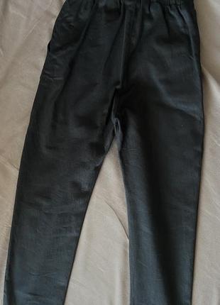 Черные брюки укр бренда german kids 7-8 р