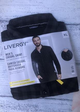 Чоловіча повсякденна сорочка на ґудзиках livergy xl