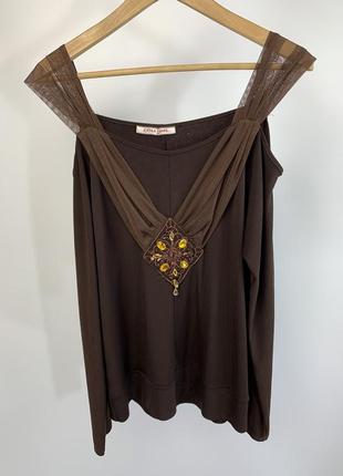 Туника-кофта длинный рукав / eu 38-40 / m-l /стан очень хорош!!