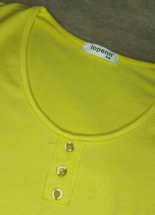 Женская желтая футболка s-m2 фото