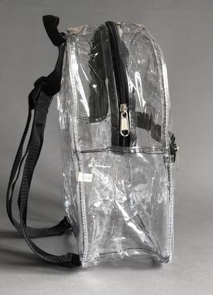 Прозрачный мини-рюкзак, сверхпрочный морозостойкий из пвх7 фото