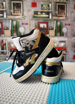 Кросівки reebok снікерси кроссовки 15 см 16 хлопчик adidas 25 р ботинки на осінь демисезонні чорні білі високі