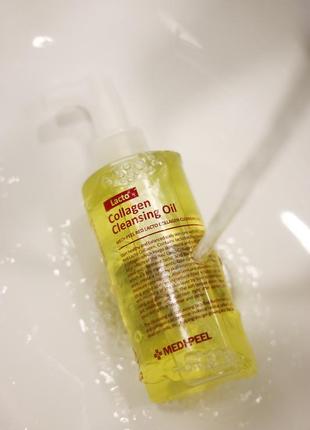 Гидрофильное масло medi peel red lacto collagen cleansing oil 200мл
