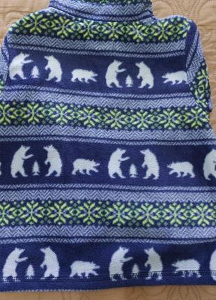 Флисовая кофта на мальчика 4 года 2