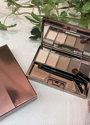 Kanebo lunasol styling eyezone compact тіні для брів та повік, 01 natural brown