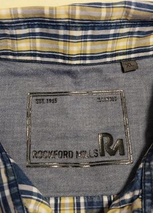 Качественная стильная брендовая рубашка rockford mills3 фото