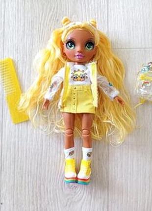 Кукла подросток рейнбоу санни мэдисон sunny rainbow high junior 23 см нюд
