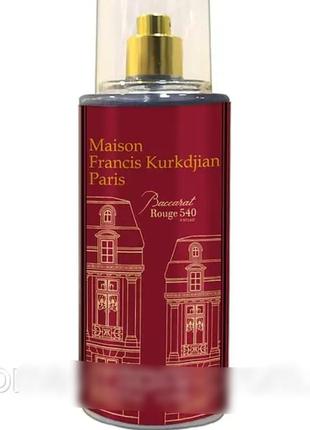 Парфумований спрей для тіла  baccarat rouge 540 extrait de parfum exclusive euro