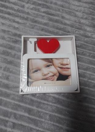 Рамка белая i love 10 на 15 см возможен обмен рассмотренную