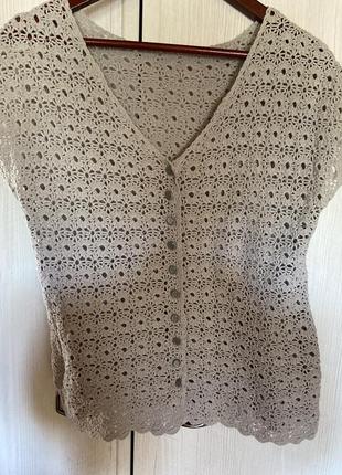 Блузка вʼязана hand made