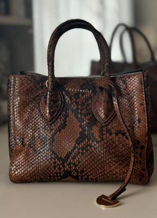 Сумка furla, кожа под змею