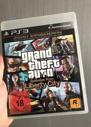 Gta iv 4 episodes from liberty city playstation 3 оригинал Сони