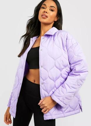 Куртка стеганая демисезон boohoo