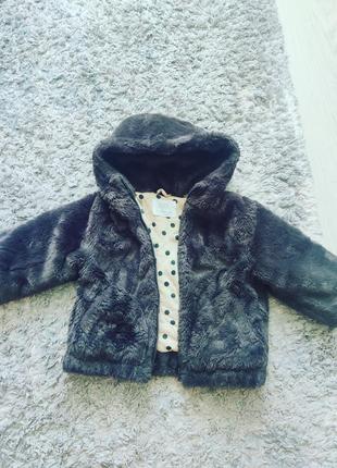Шубка zara 3-4 почки. размер 104